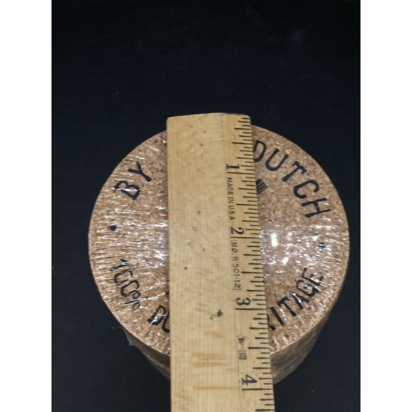 By The Dutch 100% Dutch Heritage Cork 50 Coasters Est 2015 Windmill - Picture 6 of 7